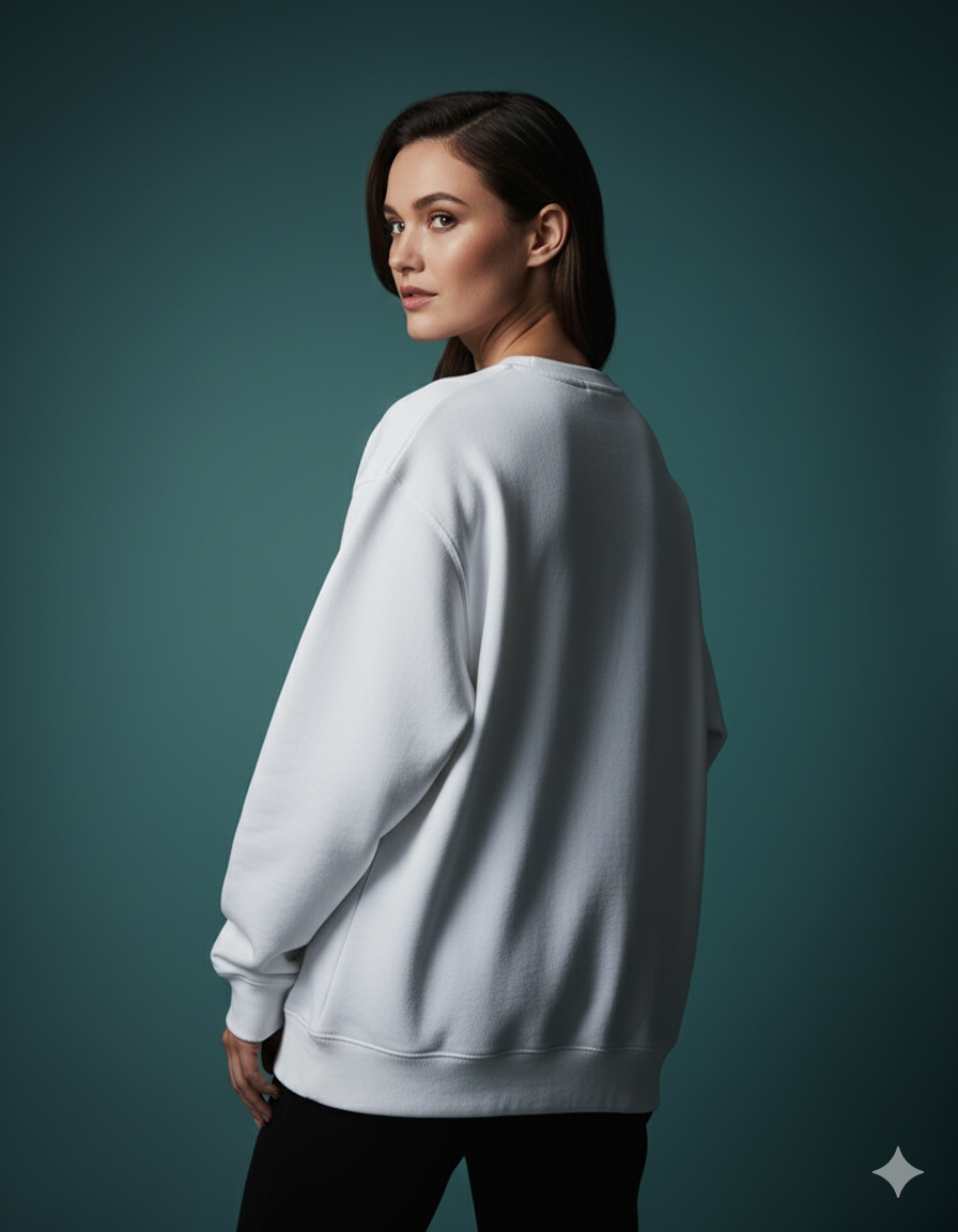 The Essential Ladies Oversized Sweatshirt | Teeyatra