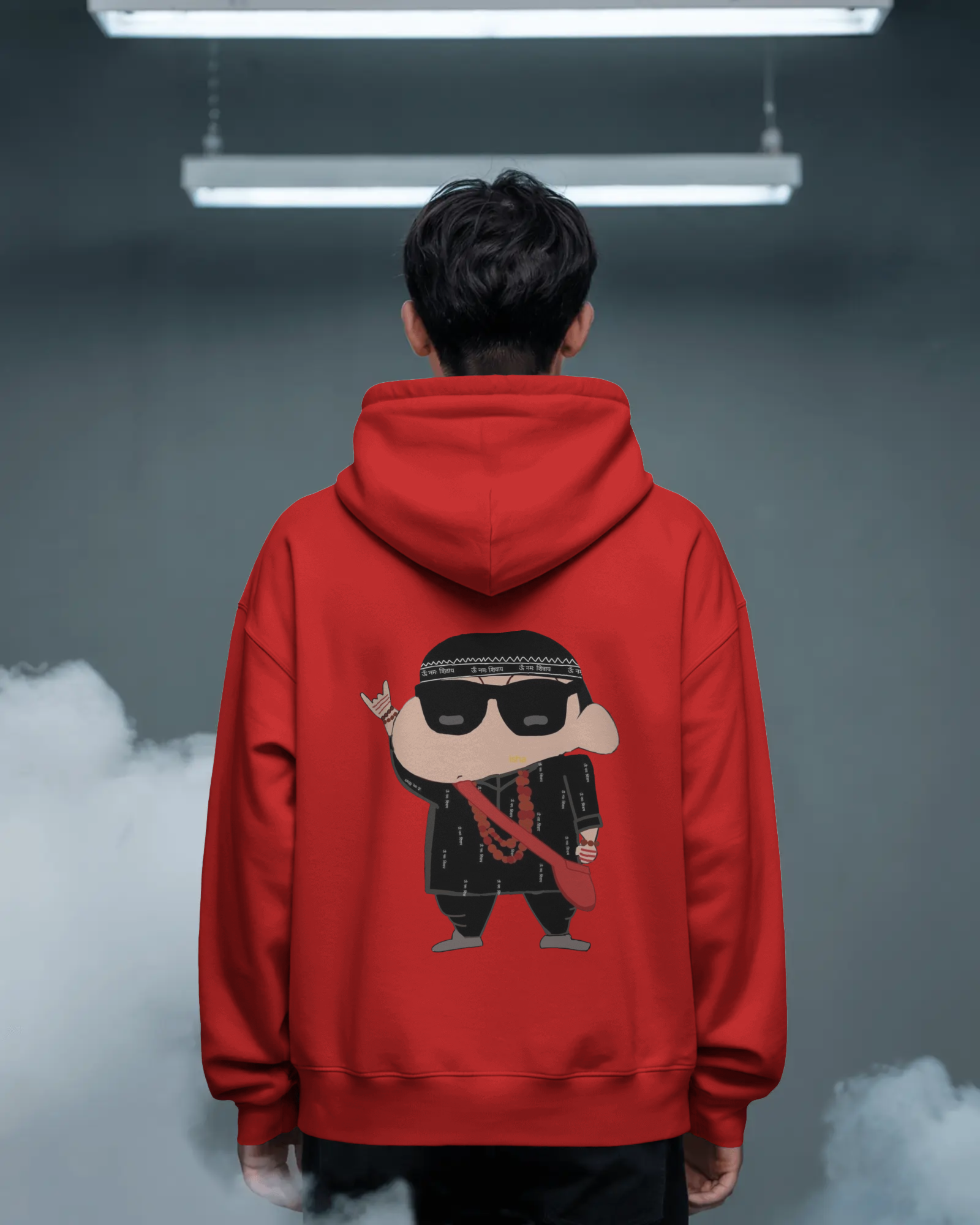 Shin-chan's Anime Badass Beat Men's Hoodie | Teeyatra