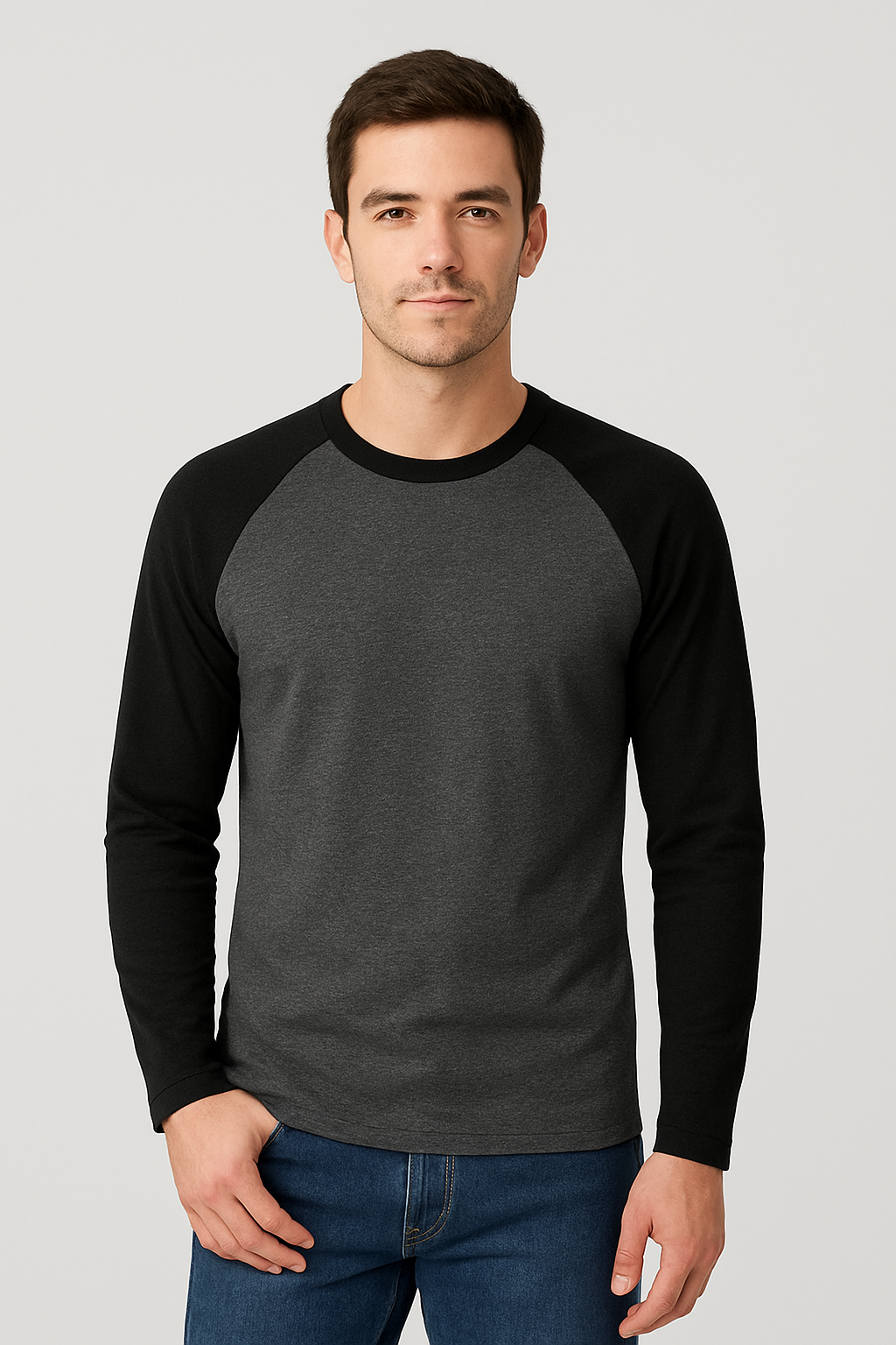 Color Block Men's Full Sleeve Raglan T-Shirt | Teeyatra