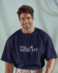 Defender of Earth: Avengers Back Print Men's Oversized Classic T-shirt | Teeyatra| Marvel