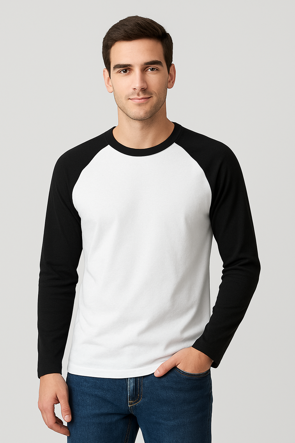 Color Block Men's Full Sleeve Raglan T-Shirt | Teeyatra