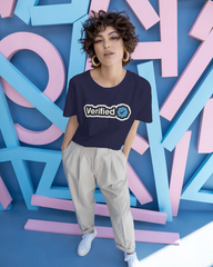 Officially Verified Ladies Classic Crew T-Shirt | Teeyatra | Abstract