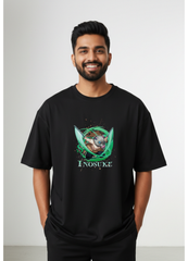 Demon Slayer Inosuke Anime Men's Oversized T-Shirt | Teeyatra