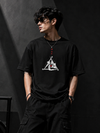 Teeyatra Sasuke Eternal Mangekyo Oversized T-Shirt | Naruto Edition