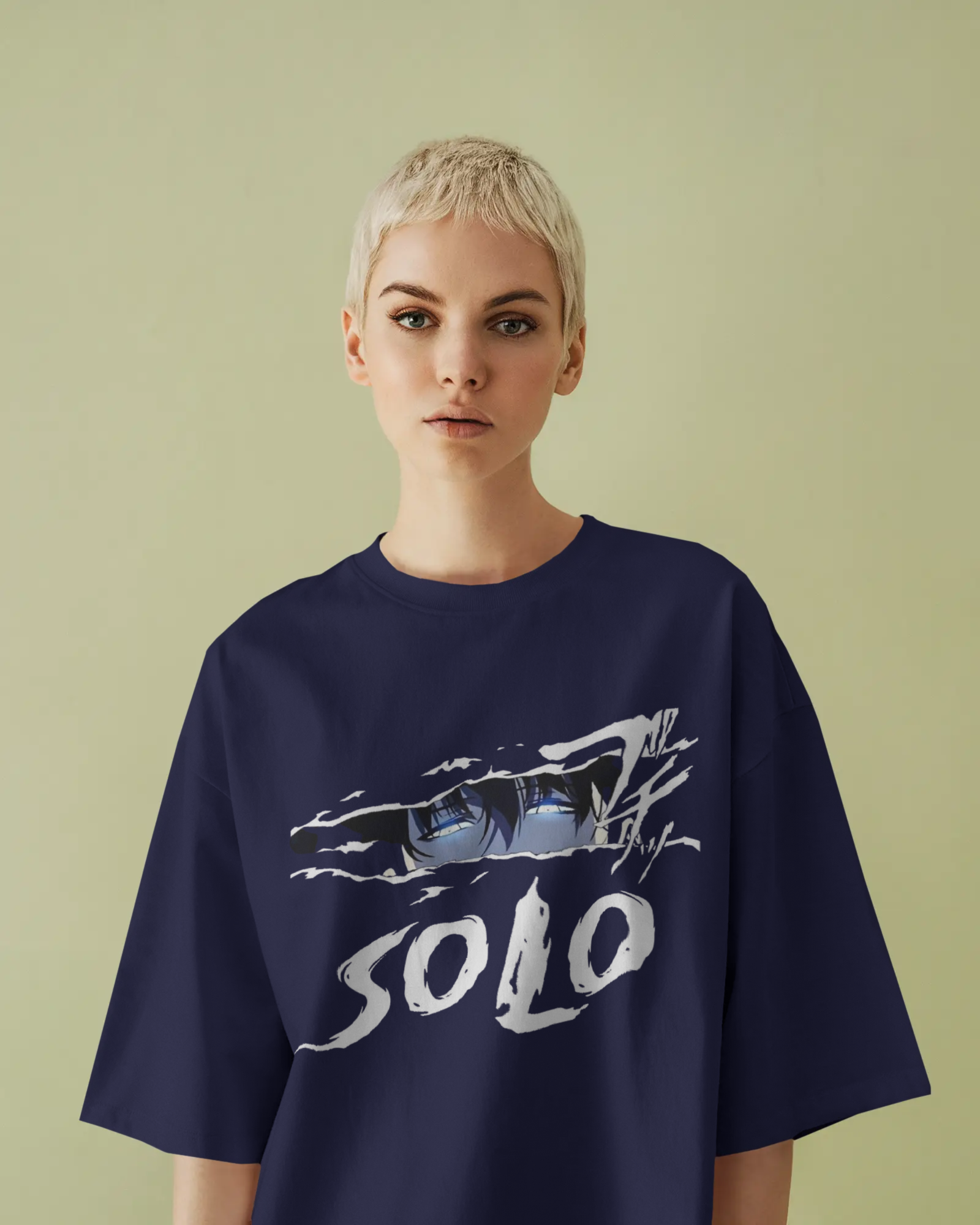 Solo Leveling Sung Jin-woo Ladies Oversized Classic T-shirt | Teeyatra | Anime