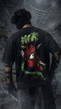 Teeyatra Spider-Octo Fury Oversized T-Shirt | 240 GSM French Terry | Premium Streetwear