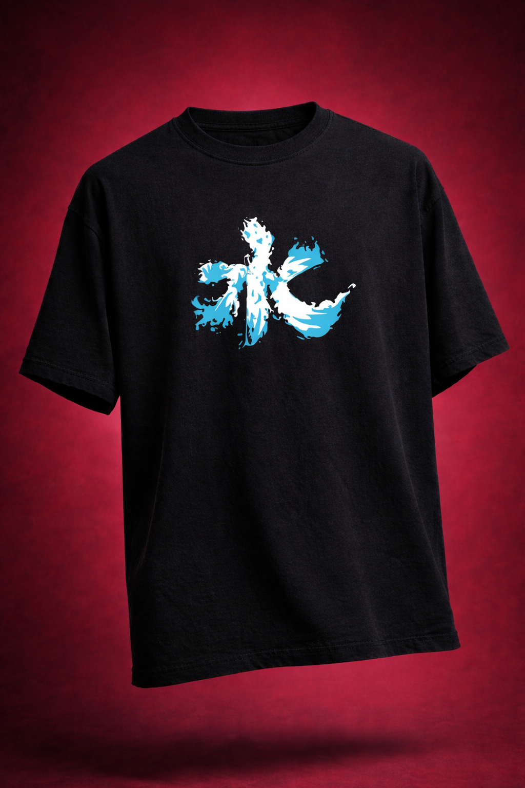 Teeyatra Water Hashira Giyuu Oversized 240 GSM Tee