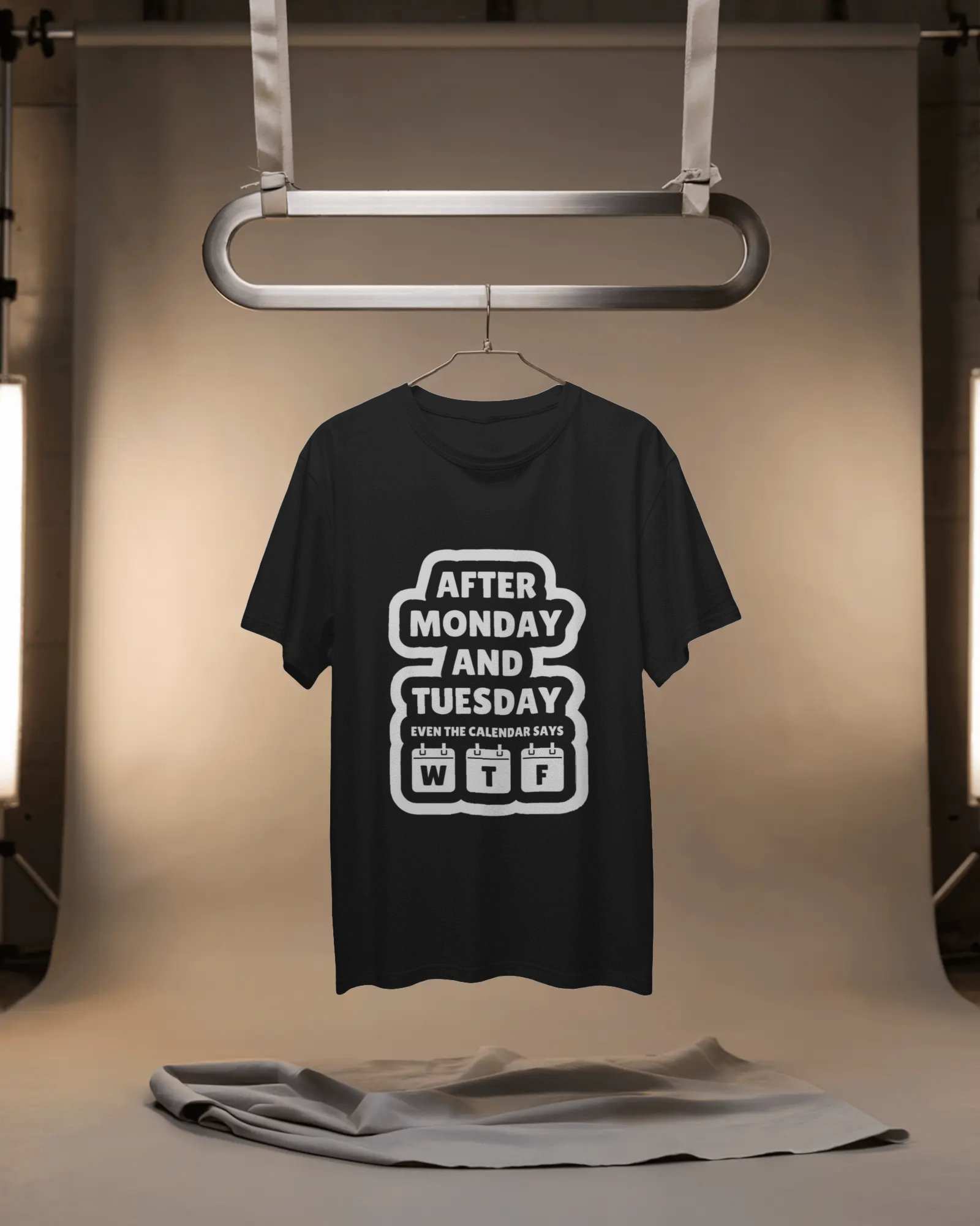 Humorous Work Week Men's Classic Crew T-Shirt | Teeyatra | Abstract