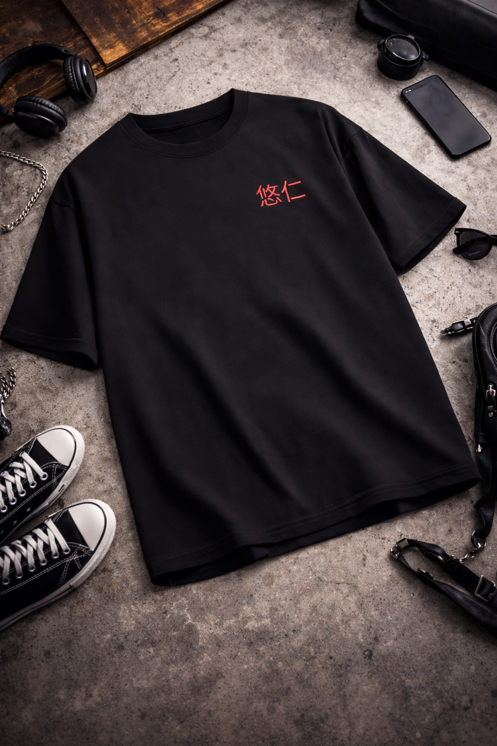 Jujutsu Kaisen "Yuji Itadori" Oversized T-Shirt – 240 GSM French Terry