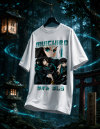 Teeyatra Mist Hashira Muichiro Oversized 240 GSM Tee
