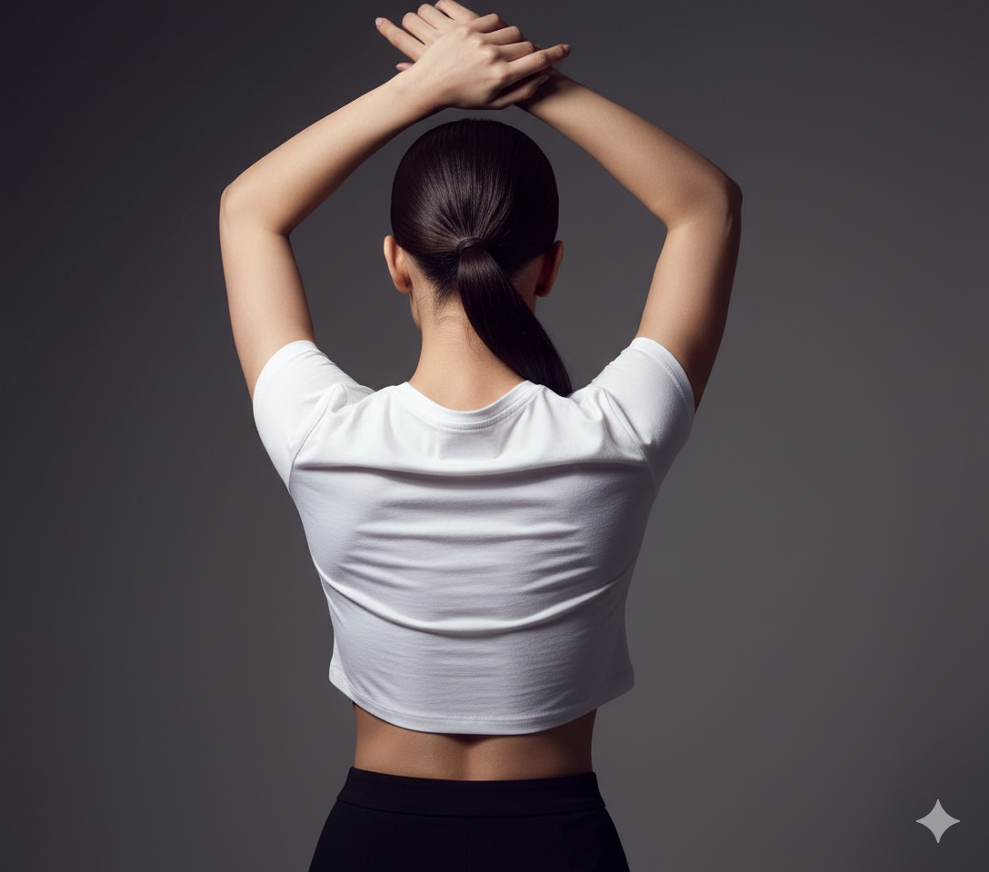The Fearless Statement Crop Top | Teeyatra | Abstract