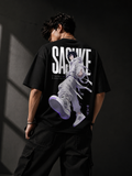 Teeyatra Sasuke Eternal Mangekyo Oversized T-Shirt | Naruto Edition