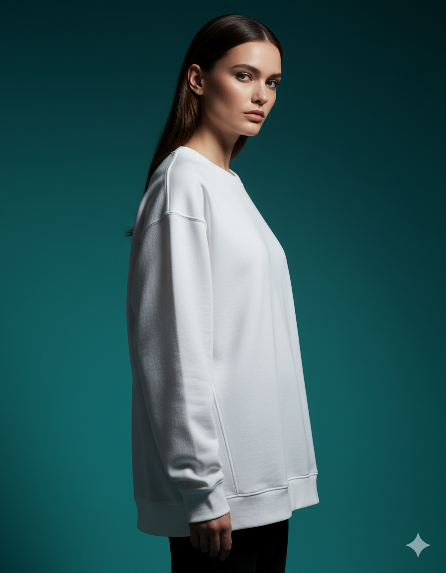The Essential Ladies Oversized Sweatshirt | Teeyatra