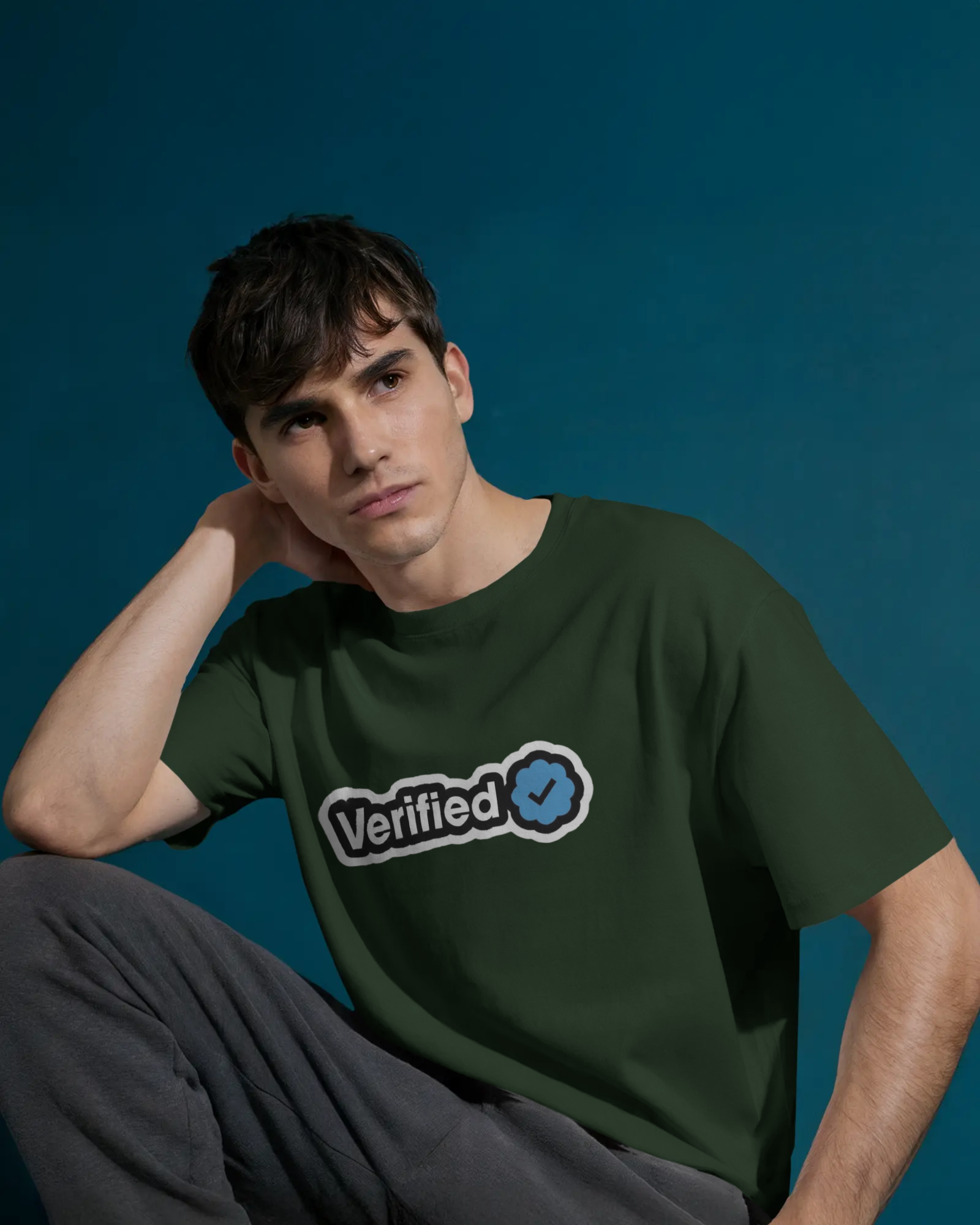 Officially Verified Unisex Classic Crew T-Shirt | Teeyatra | Abstract