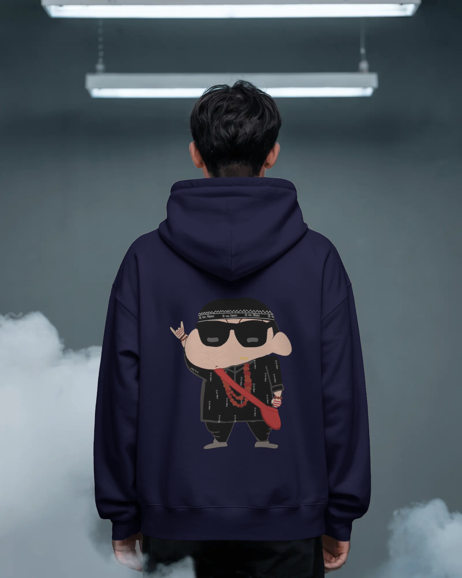 Shin-chan's Anime Badass Beat Men's Hoodie | Teeyatra