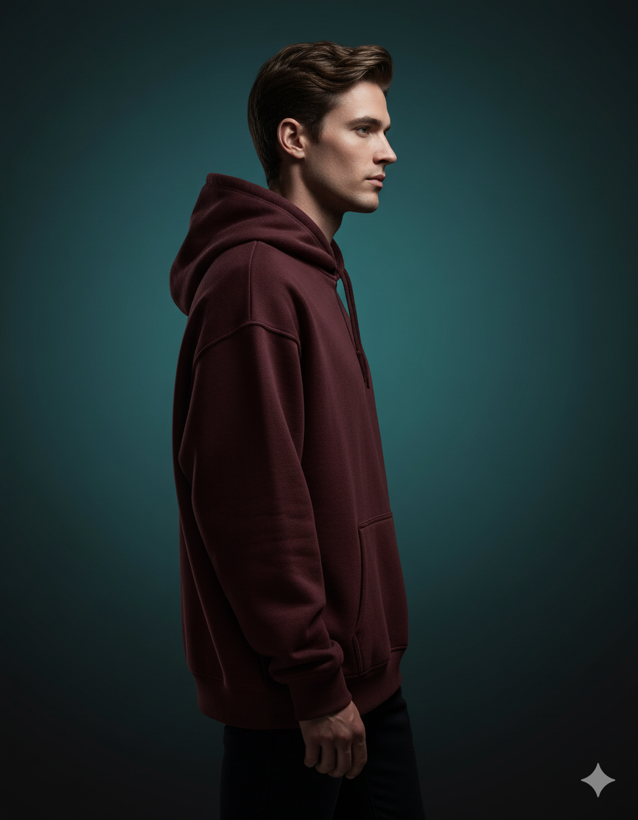 The Essential Comfort Men's Oversized Hoodie | Teeyatra