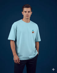Split Power Super Saiyan Men's  Oversized Classic T-shirt | Teeyatra | Anime