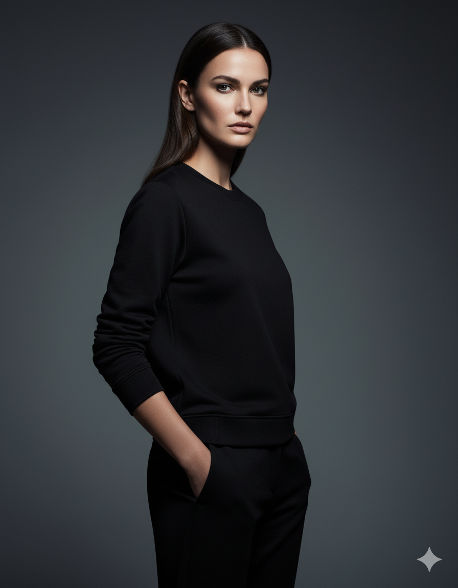 Classic Crewneck Ladies Sweatshirt | Teeyatra