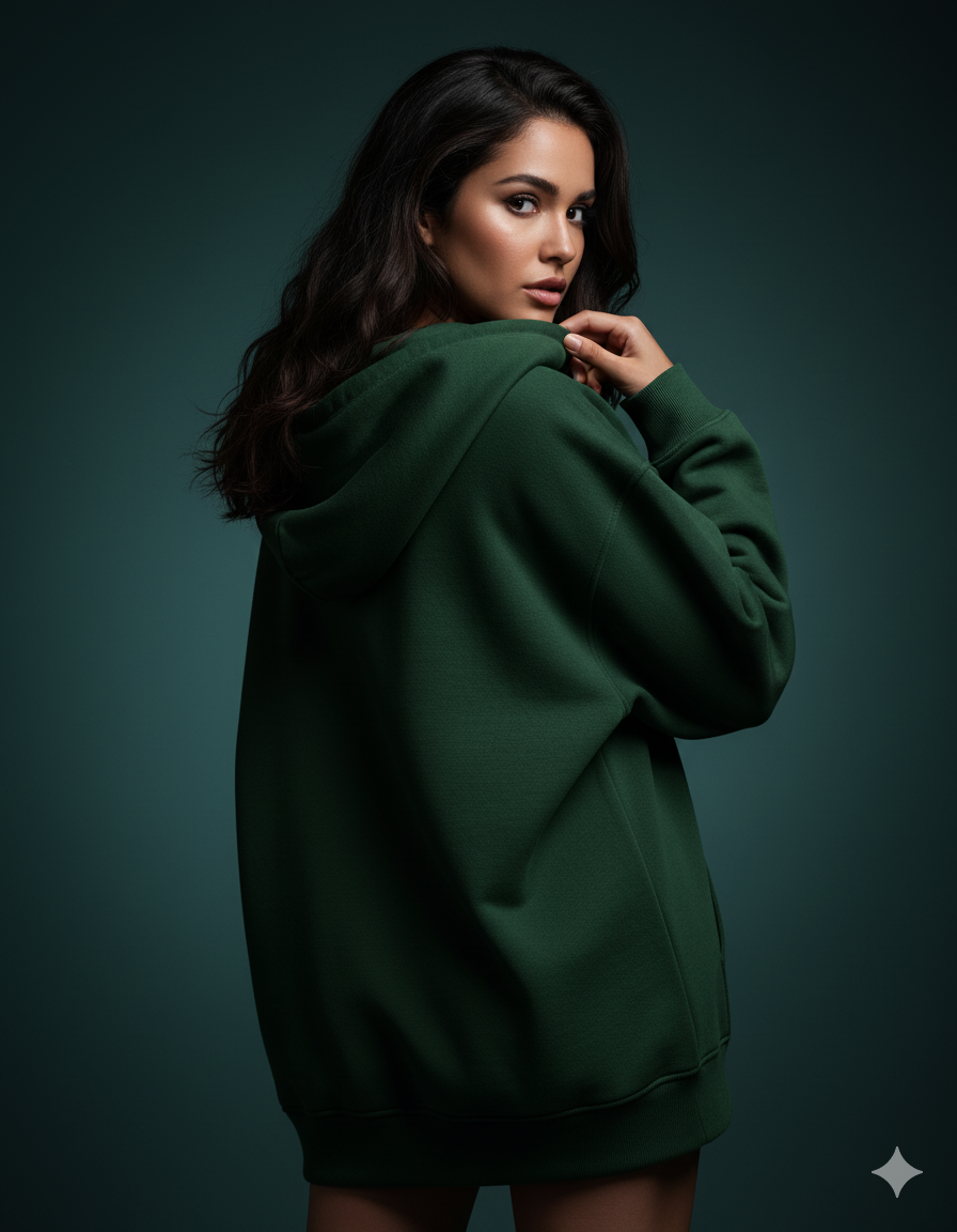 The Essential Comfort Ladies Oversized Hoodie | Teeyatra