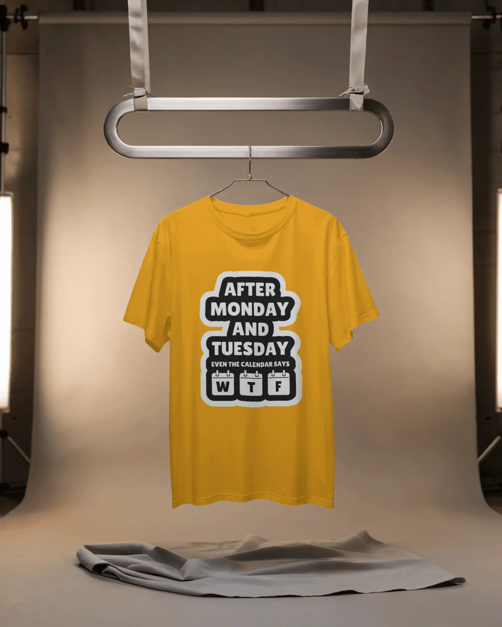 Humorous Work Week Men's Classic Crew T-Shirt | Teeyatra | Abstract