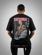 Ryomen Sukuna - King of Curses | Premium Oversized T-Shirt - Black