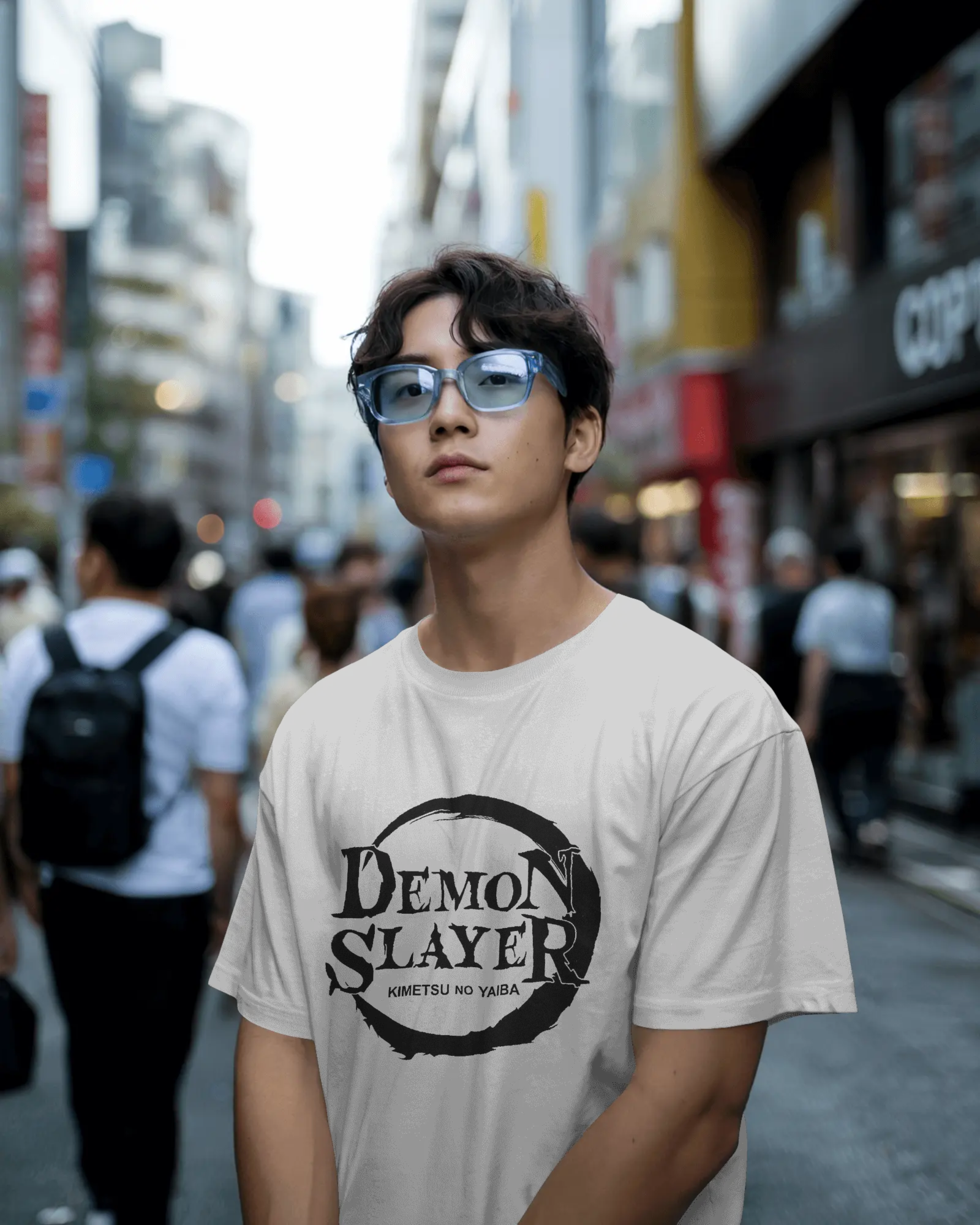 Demon Slayer Anime Men's Classic Crew T-Shirt | Teeyatra