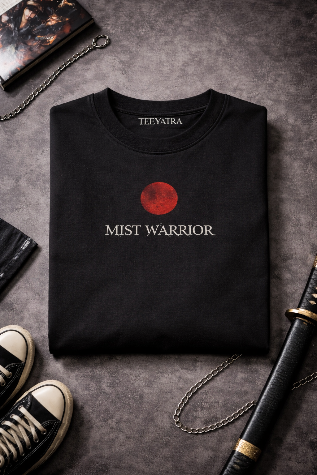 Teeyatra Moonblade Duo Oversized 240 GSM Tee