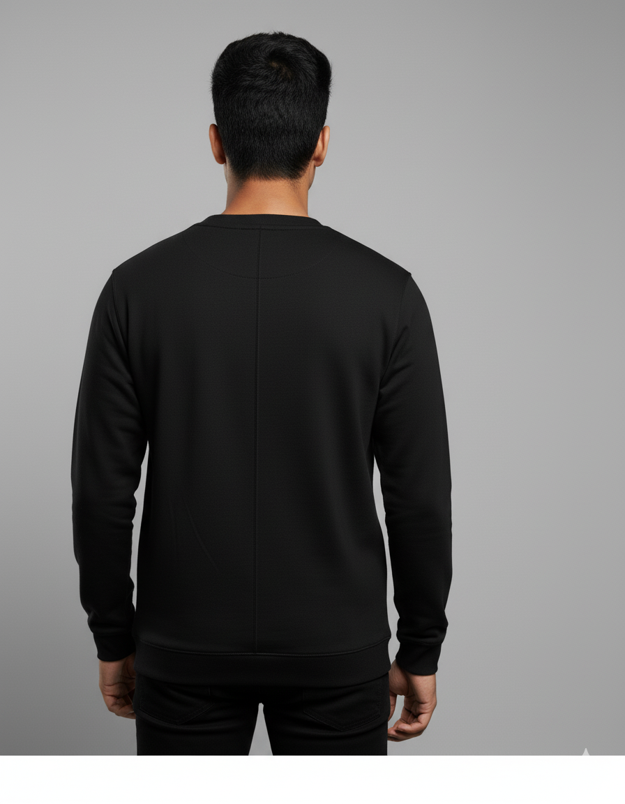 Spider-Man Miles Morales Black Men's Sweatshirt | Teeyatra | Marvel