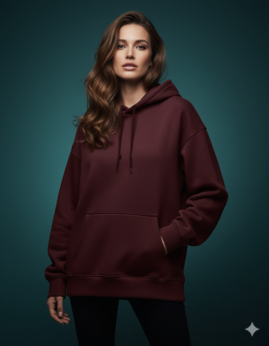 The Essential Comfort Ladies Oversized Hoodie | Teeyatra