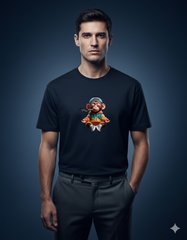 "Street King" Monkey Men's Basic T-Shirt | Teeyatra | Abstract