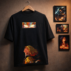 Teeyatra Thunder Zenitsu Oversized 240 GSM Tee