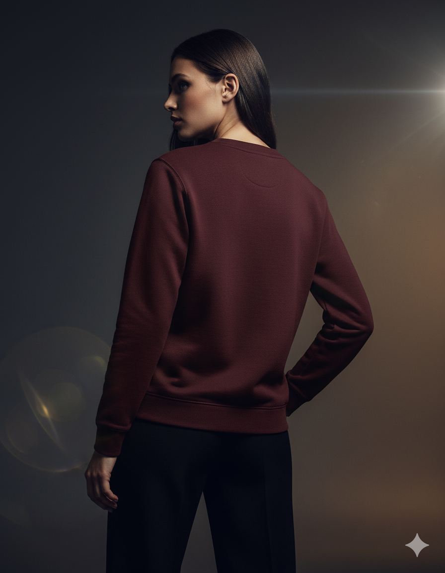 Classic Crewneck Ladies Sweatshirt | Teeyatra