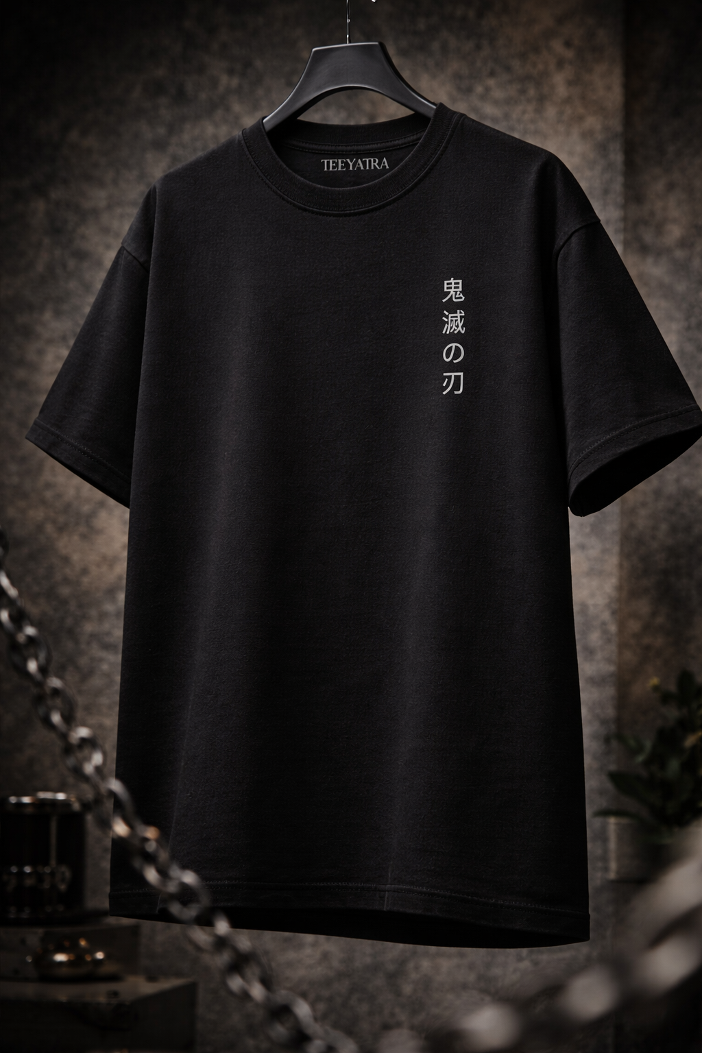 Teeyatra Demon Squad Eyes Oversized 240 GSM Tee