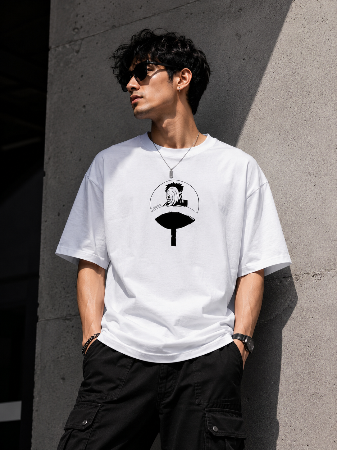 Teeyatra Obito Uchiha Phantom Oversized T-Shirt | Naruto Edition