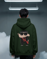 Shin-chan's Anime Badass Beat Men's Hoodie | Teeyatra