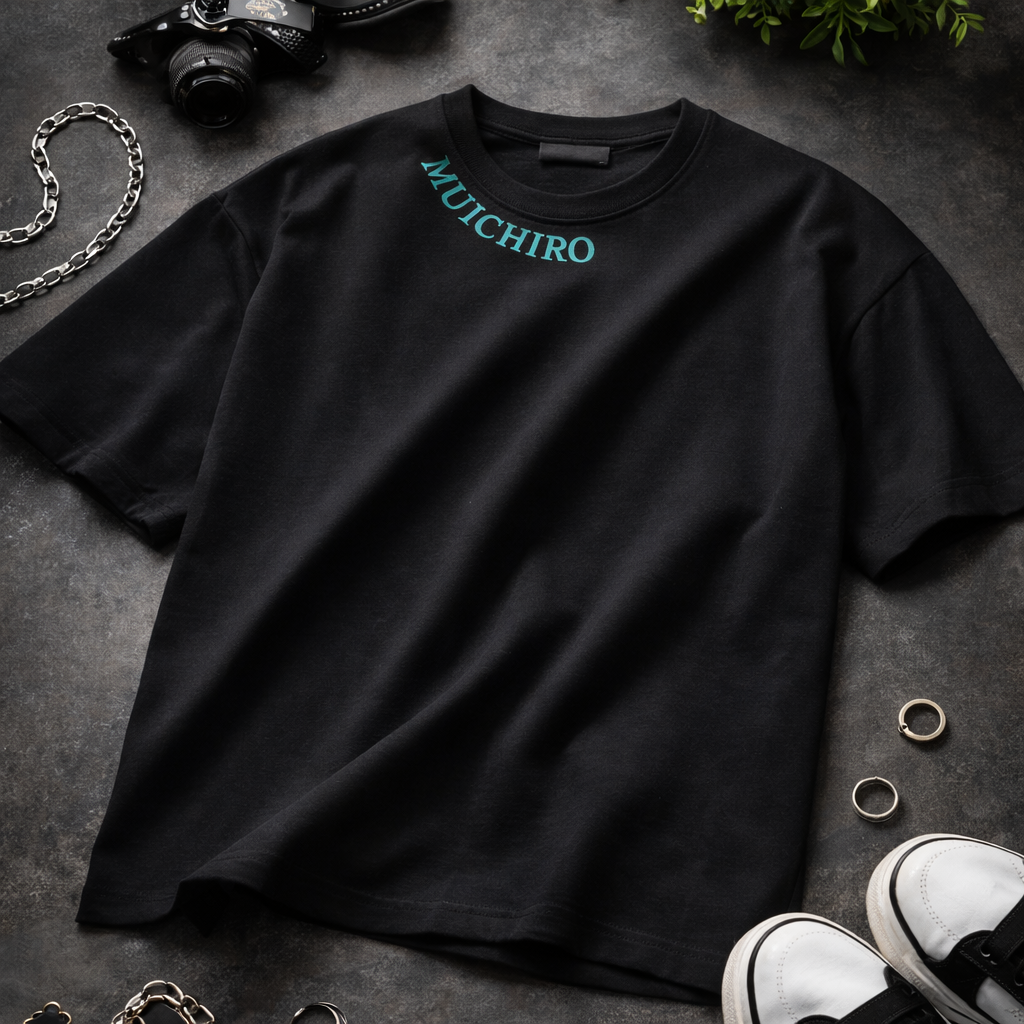 Teeyatra Mist Hashira Muichiro Oversized 240 GSM Tee