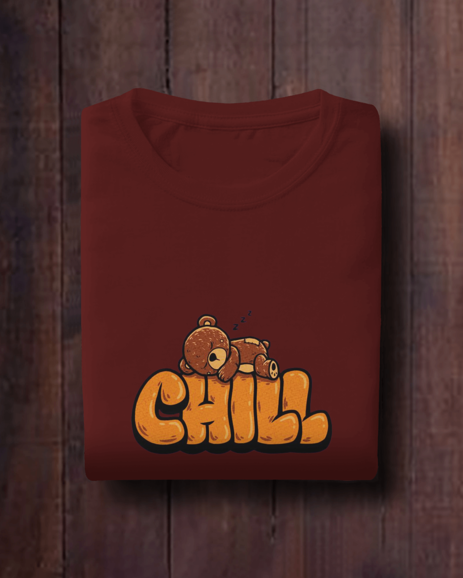 Chill Mode On Men's Full Sleeve T-Shirt | Teeyatra | Cartoon