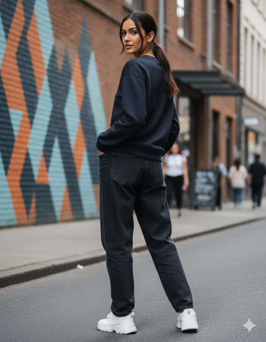 Classic Crewneck Ladies Sweatshirt | Teeyatra