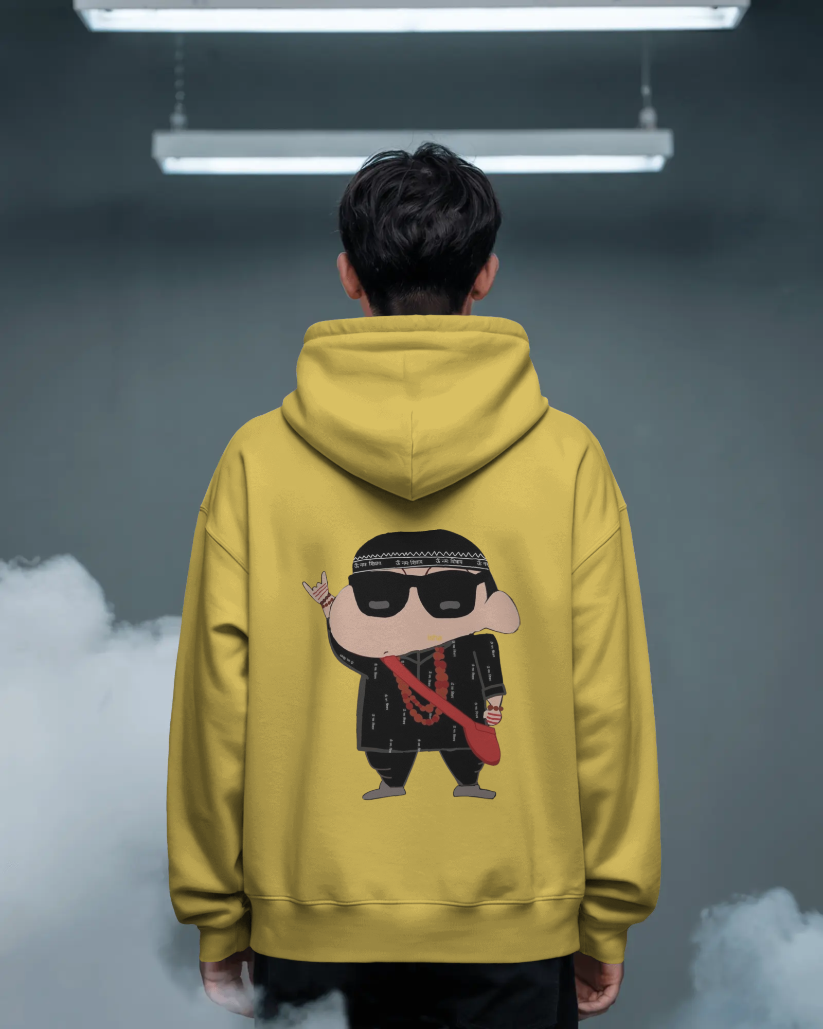 Shin-chan's Anime Badass Beat Men's Hoodie | Teeyatra