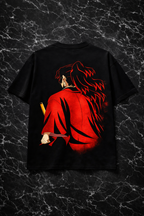 Yoriichi Tsugikuni Oversized T-Shirt – 240 GSM French Terry | Premium Anime Streetwear by TeeYatra