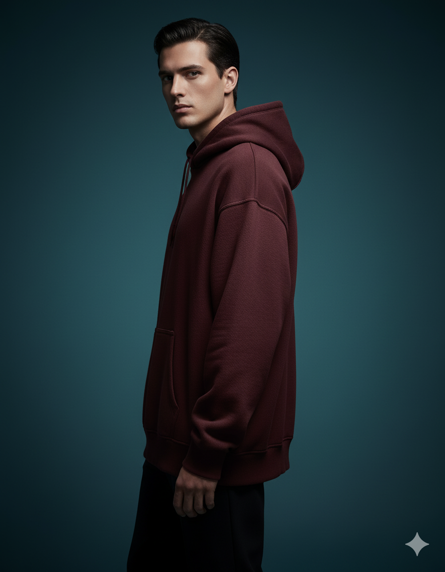 The Essential Comfort Men's Oversized Hoodie | Teeyatra