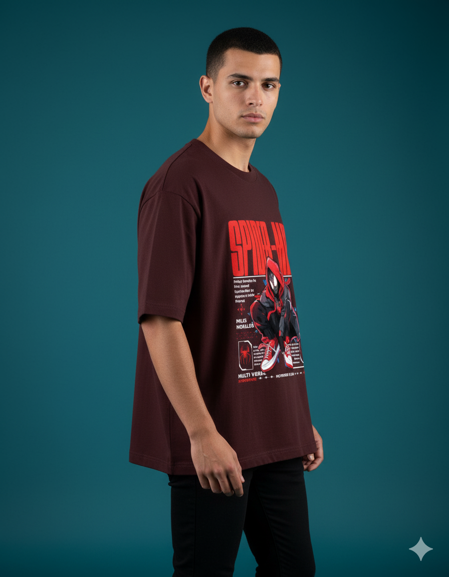 Marvel's Spider-Man: Miles Morales Oversized Classic T-shirt | Teeyatra