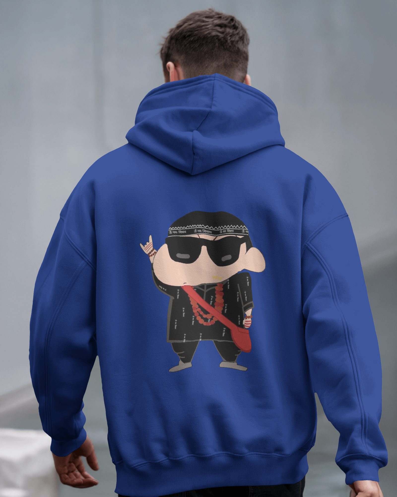Shin-chan's Anime Badass Beat Men's Hoodie | Teeyatra