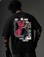 Teeyatra Water Hashira Giyuu Oversized 240 GSM Tee
