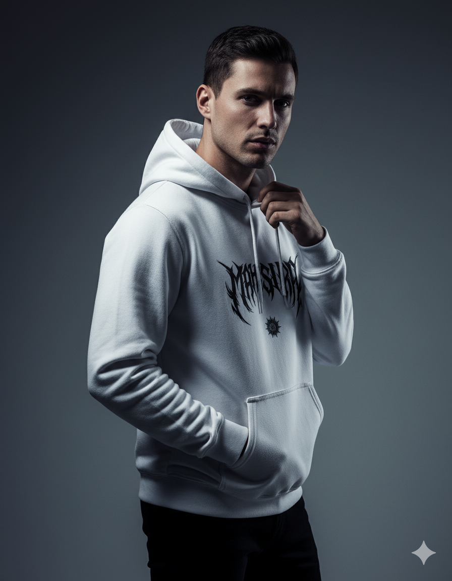 Mahasura Crest Men's Hoodie | Teeyatra | Abstract