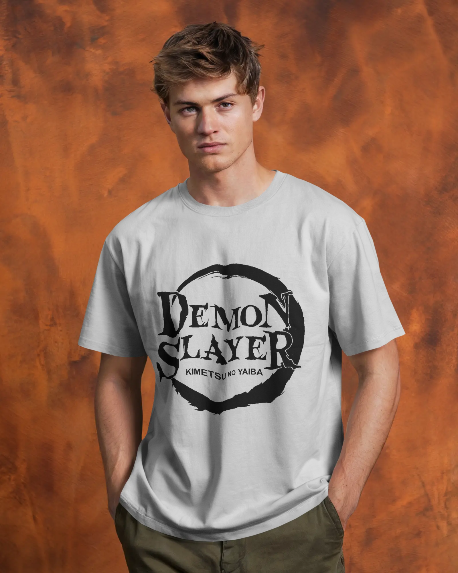 Demon Slayer Anime Men's Classic Crew T-Shirt | Teeyatra