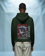Demon Slayer Tanjiro Kamado Anime Back Print Men's Hoodie | Teeyatra