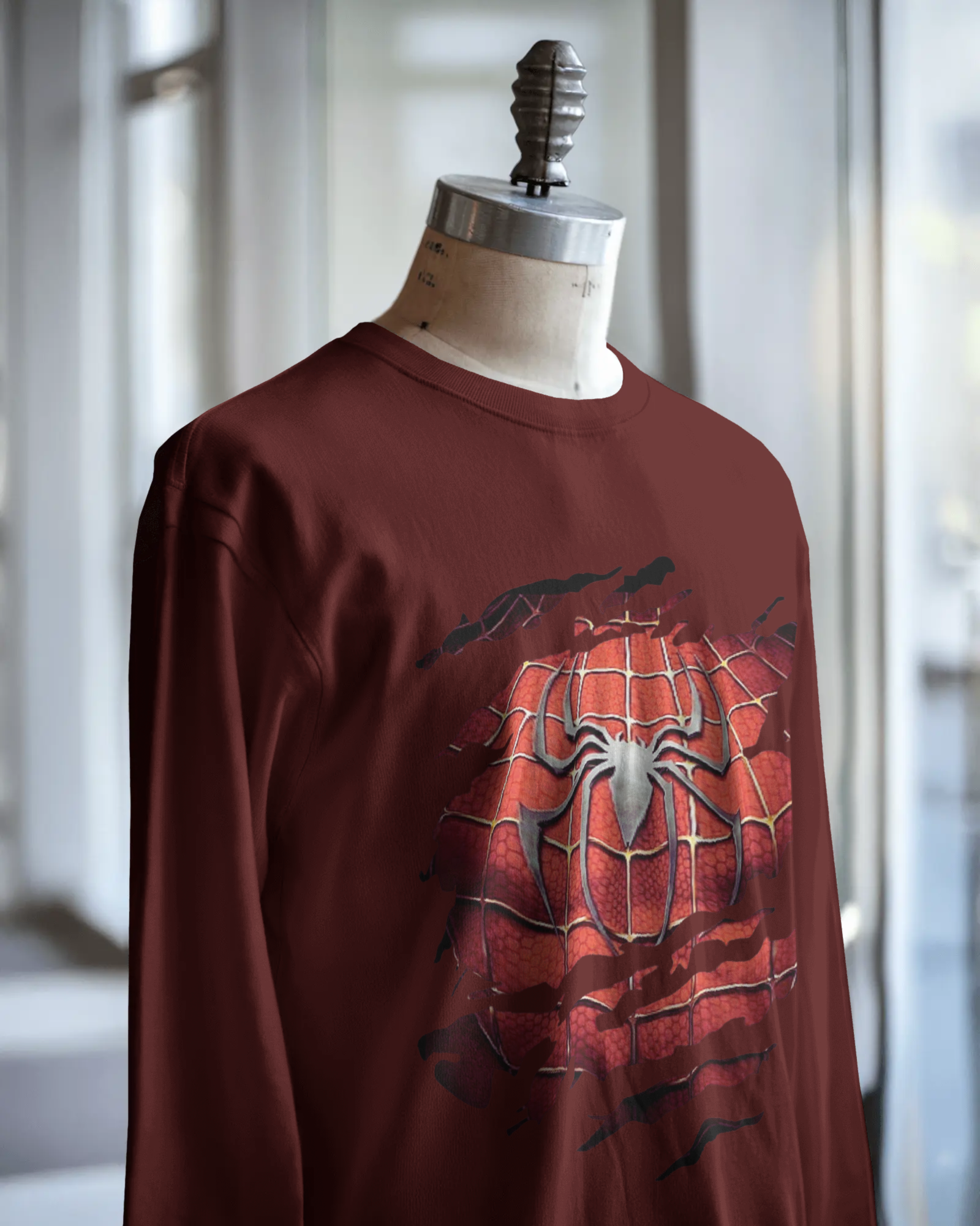 Unleash Your Inner Marvel Spider-Man, Men's Full Sleeve T-Shirt | Teeyatra