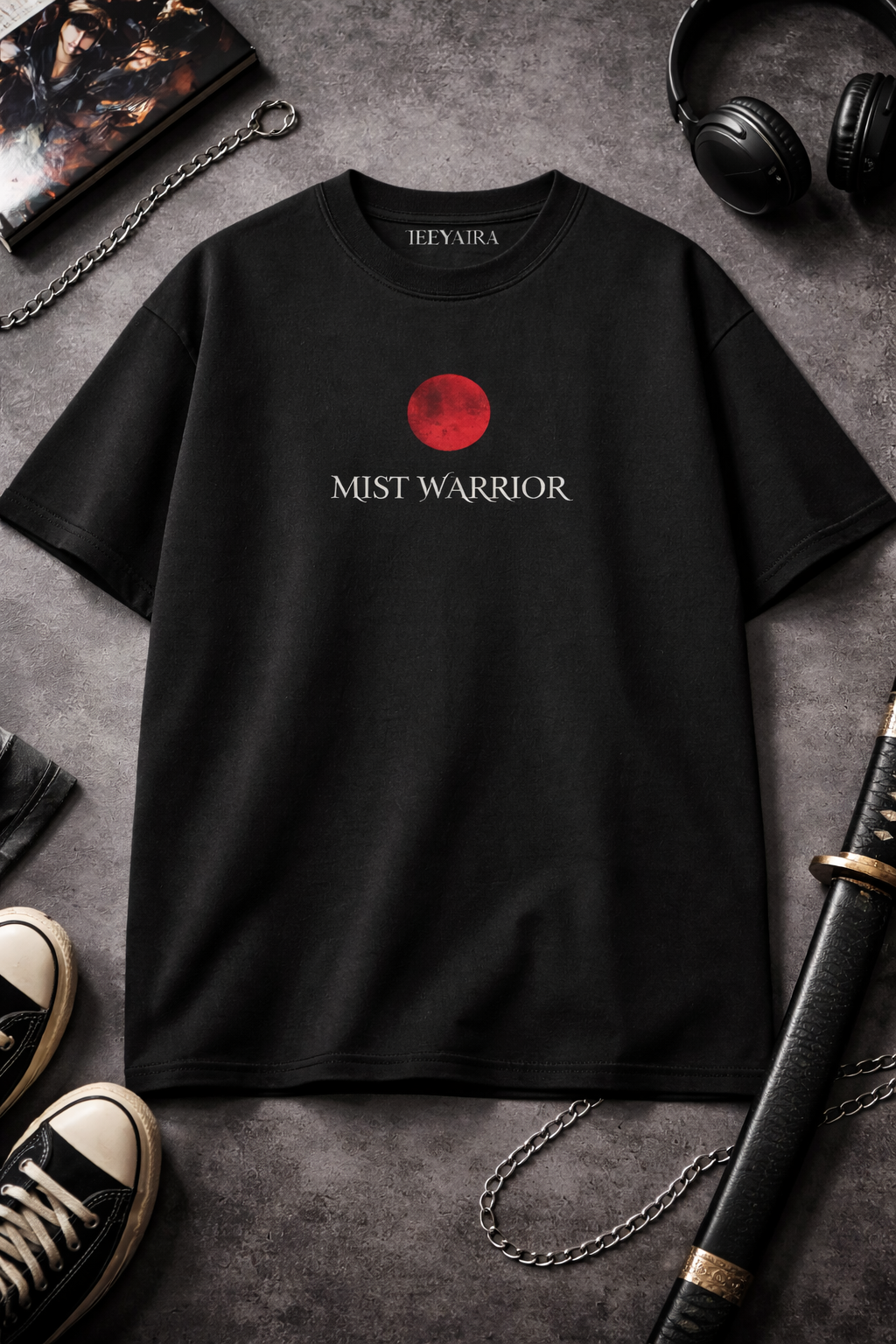 Teeyatra Moonblade Duo Oversized 240 GSM Tee