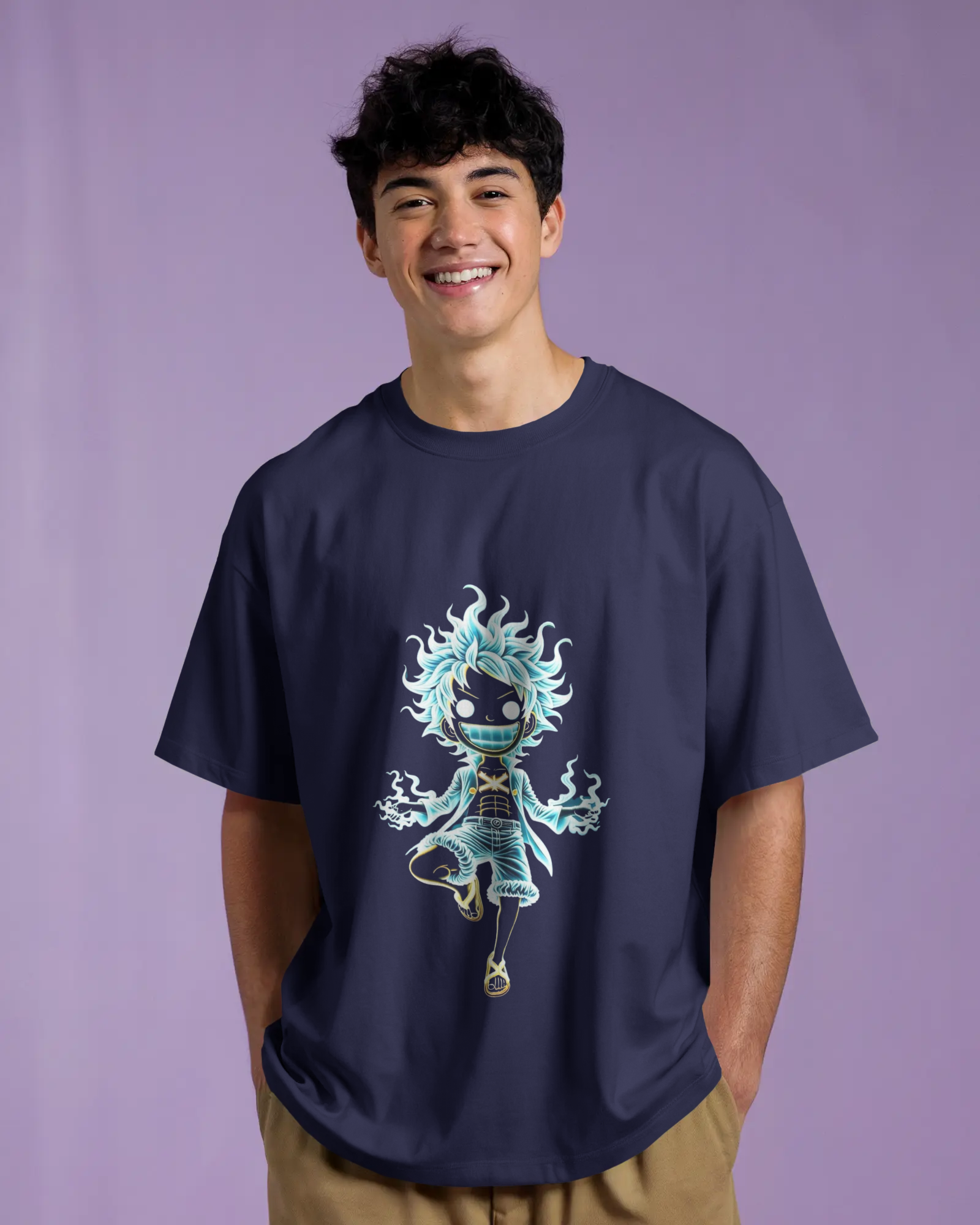 Unleashed Joy Boy Unisex Oversized Classic T-shirt | Teeyatra | Anime
